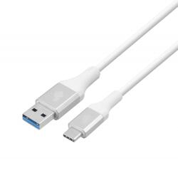 TB AKTBXKU3CPREM2W USB-A Apa - USB-C Apa 3.0 Adat és Töltőkábel - 2 m, Fehér