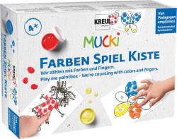 Kreul Mucki Set de vopsea pentru degete Colors and Fingers 5 x 50 ml (<![CDATA[29103]]>)