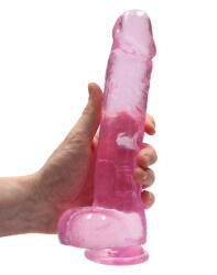 RealRock Realistic Dildo with Balls 9" 22 cm Pink Dildo