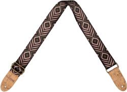 Cascha CUS-VC9 Vegan Cork Green Chevron Curea pentru ukulele