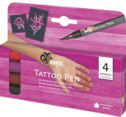 Kreul Tattoo Pen Set Set vârfuri Tribals 4 Bucăți (62170)