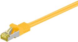 Goobay 91620 S/FTP CAT6A Patch Kábel - 5 m, Sárga