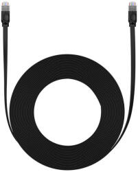 Baseus UTP CAT6 Lapos Patch Kábel - 1 m, Fekete