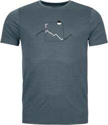 Ortovox 150 Cool Peak Focus Ts Men's férfi póló L / szürke