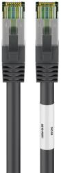 Goobay S/FTP CAT8.1 Patch Kábel - 2 m, Fekete