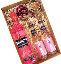  Beefeater Pink Gin Tonik szett díszdobozban ginfűszerrel