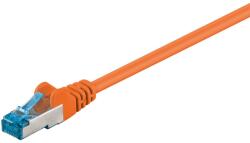 Goobay S/FTP CAT6a Patch Kábel - 7.5 m, Narancssárga