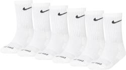 Nike Детски чорапи Nike 6Pk Dri-Fit Crew Sock Childs - White