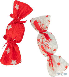 TRIXIE Xmas cukorka, 2 db, szövet, 11 cm, macskák részére