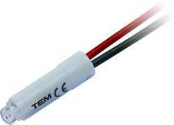 Tem Лампа LED 230V 0.4W, цвят Червен, Modul - IA20RD (IA20RD)