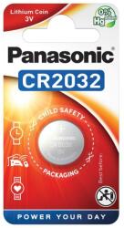 Panasonic CR2032/1B lítium gombelem (1db / bliszter) (CR-2032EL/1B)