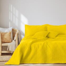 AmeliaHome Ágytakaró OPHELIA sárga mikroszálas 200x220 AmeliaHome