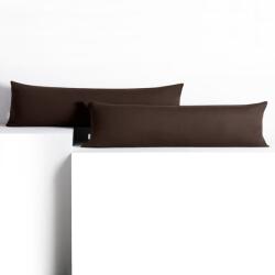 DecoKing Díszpárnahuzat AMBER sötétbarna dzsörzé 20x145 DecoKing