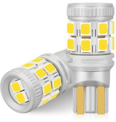 DT-Xenon DTX T10 (W5W) 18X2835 SMD LED CanBus 12-24V sárga (db ár)
