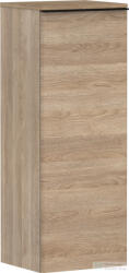 Hansgrohe Xelu Q 106, 5x40x37 cm-es 1 ajtós, jobbos fali szekrény matt fekete fogantyúval, természetes tölgy 54133670 (54133670)