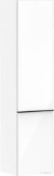 Hansgrohe Xelu Q 165x40x35 cm-es 2 ajtós, jobbos fali szekrény matt fekete fogantyúval, fényes fehér 54139670 (54139670)
