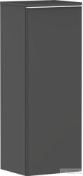 Hansgrohe Xelu Q 106, 5x40x37 cm-es 1 ajtós, balos fali szekrény matt fehér fogantyúval, matt gyémántszürke 54128700 (54128700)