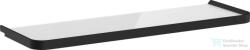 Hansgrohe Xelu Q 42, 8x14 cm-es üveg polc Xelu bútorhoz, matt fekete 54144670 (54144670)