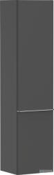 Hansgrohe Xelu Q 165x40x35 cm-es 2 ajtós, jobbos fali szekrény króm fogantyúval, matt gyémántszürke 54140000 (54140000)