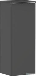 Hansgrohe Xelu Q 106, 5x40x37 cm-es 1 ajtós, balos fali szekrény króm fogantyúval, matt gyémántszürke 54128000 (54128000)