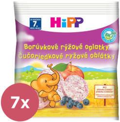 HiPP 7x HiPP BIO áfonyás rizs ostya gyerekeknek 30 g