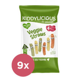 Kiddylicious 9x KIDDYLICIOUS Pálcikák - Zöldséges, 12 g