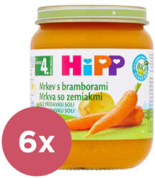 HiPP 6x HiPP BIO sárgarépa burgonyával 125 g