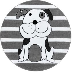  Szőnyeg kerek TINIES PUPPY szürke r120