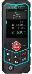 Mileseey R2B - lézeres távolságmérő: 100 m, jelölőlézer, 3D (két tetszőleges pont közti) mérés, mérőkerék, bluetooth, stb (r2b-100)