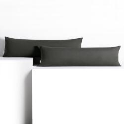 DecoKing Díszpárnahuzat AMBER grafitszürke dzsörzé 20x145 DecoKing