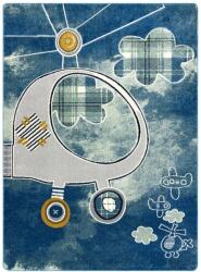  Szőnyeg TINIES HELICOPTER kék 160x220