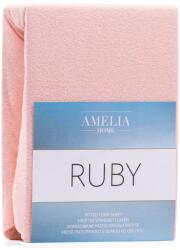 AmeliaHome Lepedő RUBY púderrózsa frottír 120-140x200 AmeliaHome