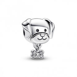 Pandora Moments Kiskutya és csont Ezüst Charm - 792254C01 (792254C01)
