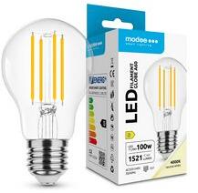 Modee LED lámpa A60 körte A filament 11, 2W- 11.2W E27 1521lm 840 220-240V AC 35000h 360° 4000K Modee - ML-A60F4000K11, 2WE27N (ML-A60F4000K11,2WE27N)