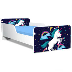 Pat Copii Little Poney Model Creativ 2-16 ani Cu Saltea Inclusa 180x80 Cm Ptv5222 (PTV5222)