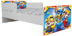 Creative Pat Copii Paw Patrol Space Cu Paravane Dubla Protectie si Cu Saltea Inclusa 140x70 Cm Ptv6710 (PTV6710)