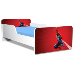 Pat Copii Spiderman 3 Model Creativ 2-6 ani Cu Saltea Inclusa 130x60 Cm Ptv5499 (PTV5499)