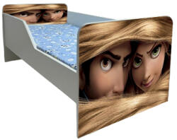  Pat Copii Rapunzel Model Sleepy 2-16 ani Cu Saltea Inclusa 180x80 Cm Ptv6230 (PTV6230)