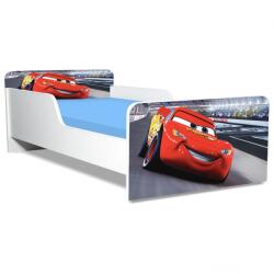 Pat Copii Cars 2 Model Creativ 2-16 ani Cu Saltea Inclusa 180x80 Cm Ptv5060 (PTV5060)