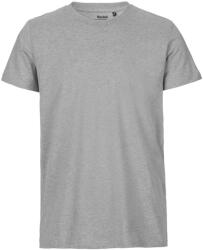 Neutral Férfi póló Fit organikus Fairtrade biopamutból - Sportos szürke | XL (NE-O61001-1000133186)