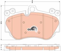 TRW set placute frana, frana disc TRW GDB1764 - centralcar