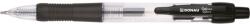 DONAU Pix gel cu mecanism, varf 0.5 mm, negru, DONAU (DN-7344001PL-01)