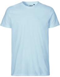 Neutral Férfi póló Fit organikus Fairtrade biopamutból - Világoskék | 2XL (NE-O61001-1000133133)