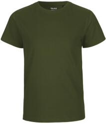 Neutral Rövid ujjú gyerek póló organikus Fairtrade biopamutból - Military | 92/98 (NE-O30001-1000303794)