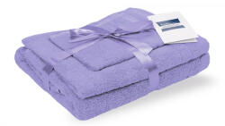 Somnart Set prosoape bumbac Somnart 600gsm de fata 50x90 cm + de corp 70x140 + de maini 30x50 cm, lila (SET.PROSOP.3P.LILA.SMN) Prosop
