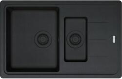 Franke Basis gránit mosogató 78x50 cm fekete 114.0693. 555 (1140693555)