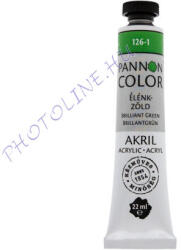 Pannoncolor akrilfesték ÉLÉNKZÖLD 22ml