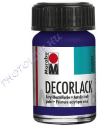 Marabu Decorlack festék SÖTÉT IBOLYA 15ml