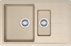 Franke Basis gránit mosogató 78x50 cm bézs 114.0676. 279 (1140676279)