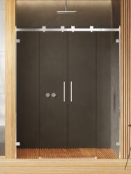 NEW TRENDY Softi X zuhanyajtók 180 cm tolható króm fényes/átlátszó üveg EXK-5270 (EXK5270)